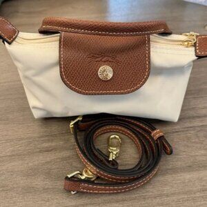 Longchamp Le Pliage White Tote